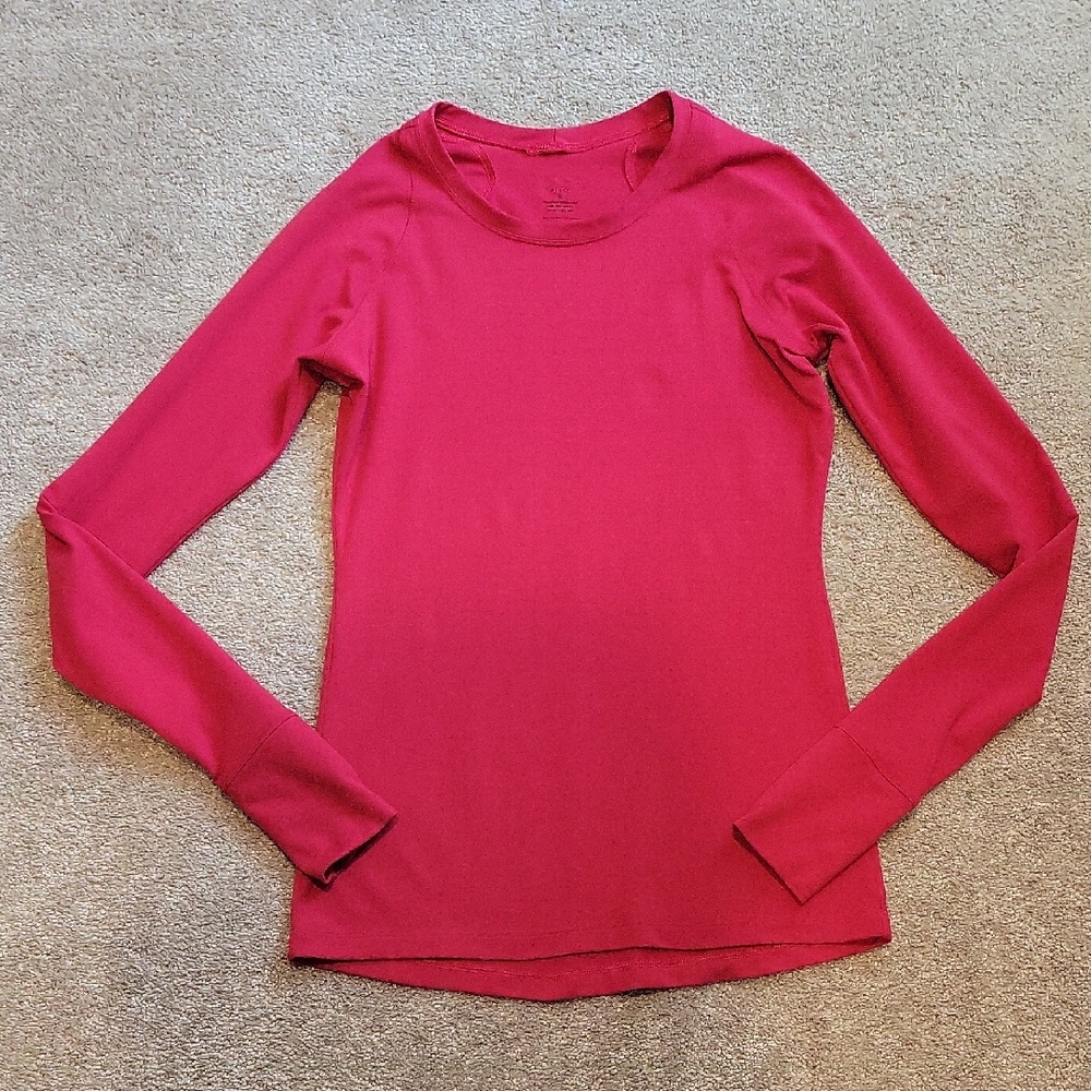 Fleo Vibrant Red Long Sleeve Tee